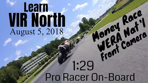 Learn VIR North w/ Pro Superbike Racers - Virginia International Raceway | Irnieracing Front Camera