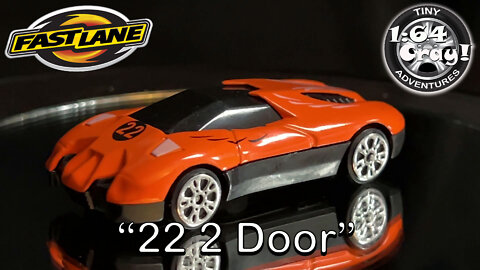 “22 2 Door” in Orange- Model by Fast Lane.