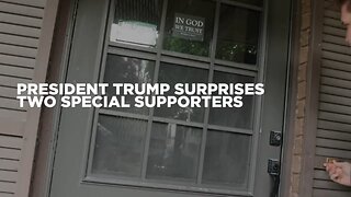 President Donald J. Trump surprised two special supporters in low with a phone call