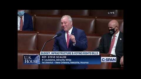 House Republican Whip speaks on the House floor