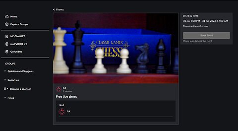 Free live chess 🌟 Join us for Live Chess on YCommunity! 🌟