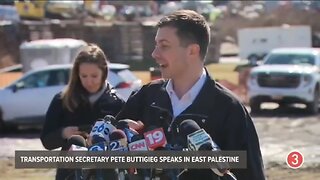 Pete Buttigieg Blames Trump For East Palestine Disaster