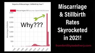 Miscarriage & Stillbirth Rates Skyrocketed in 2021…Why?