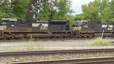 NS and CSX Train Meet from Berea, Ohio July 8, 2023
