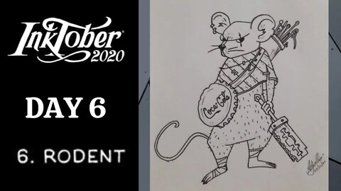 Inktober 2020 Day 6 Rodent