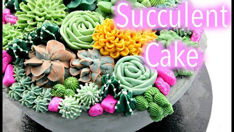 Copycat Recipes Buttercream Succulent Cake Decorating Tutorials - CAKE STYLE Cooking Recipes Food