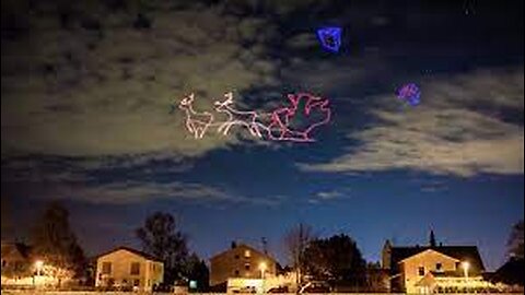 World’s First Drone Light Painting - THE CHRISTMAS EDIT -