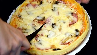 Pan pizza in five minutes. The kids will love them!