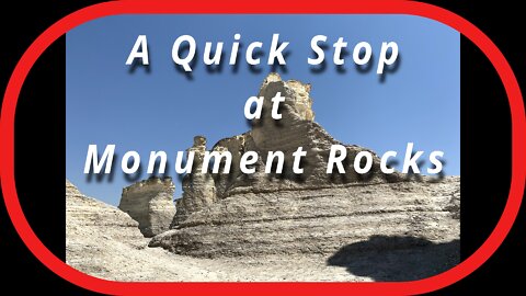 Monument Rocks National Landmark: Monument Chalk Pyramids Kansas