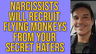 Narcissists will recruit flying monkeys from your secret haters