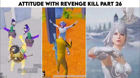 Pubg Mobile Attitude 😈 With Revenge Kill Random Conqueror Player 😮 | Part 26 | Xbot 2.0