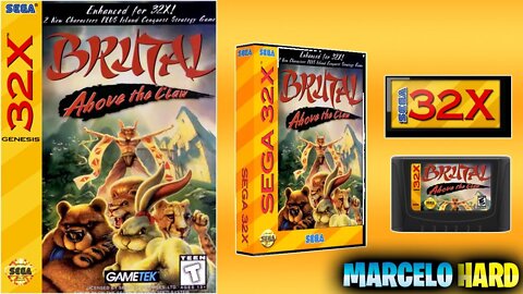 Brutal Unleashed: Above the Claw - Sega 32x (Demo 1 Minute)