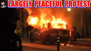 ANTIFA Attacks Police Building, Sets Cop Car Ablaze During 'Night of Rage' in Atlanta