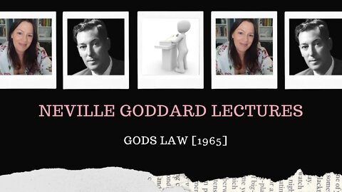 l Neville Goddard Lectures l Mystic Teachings l Gods Law
