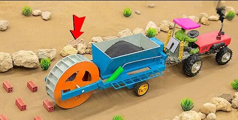 Diy tractor mini Bricks Making Machine | Brick Plante Capacity 100000 blocks per day | @Sunfarming