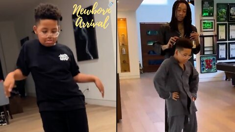 Wiz Khalifa & Amber Rose Son Sebastian Shows Off His Dance Moves!🕺🏾