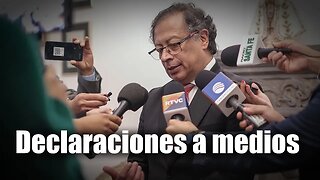 🛑🎥Declaración del Presidente Gustavo Petro a medios de comunicación, en Ecuador👇👇