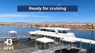 New river cruise boat arrives in Laughlin
