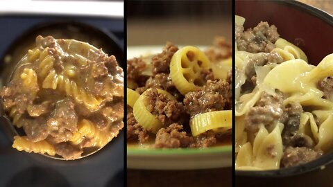 Infinite possibilities - Easy one pot meaty pasta meals - Dinner in 15 minutes!