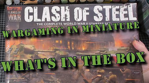 🔴 What's in the Box ☺ FoW 15mm ww2 "Clash of Steel" starter set