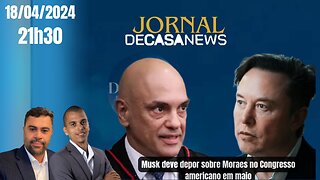 Musk deve depor sobre Moraes no Congresso americano em maio