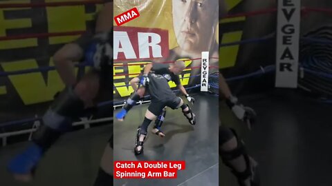 Catch the Kick Double Leg to the Mount Spinning Arm Bar