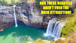 SCARY SUSPENSION BRIDGE AND WOWING WATERFALLS | Fall Creek Falls