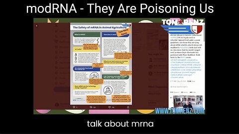 Tom Renz - modRNA: They Are Poisoning Us