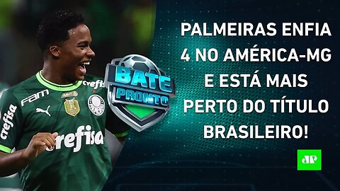 Palmeiras GOLEIA e ABRE na LIDERANÇA; Flamengo sofre DERROTA FEIA pro Galo! | BATE PRONTO