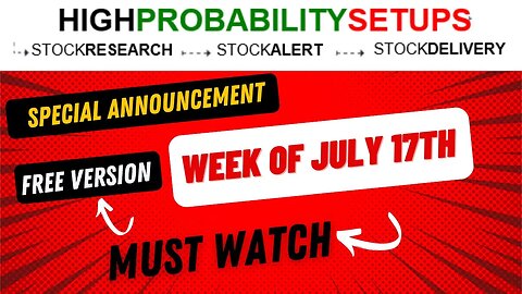 HPS Watch List and Announcement on schedule. PLEASE WATCH Important news on alerts and feedback