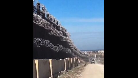 Border wall between Egypt and Gaza - No Palestinian Refugees Allowed