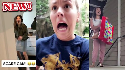 SCARE CAM (13) | Funny😂 Video | try Not To Laugh🤣 Challenge