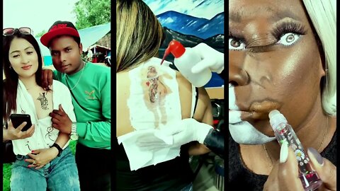 Tattoo Collection | Make up #tattoo #keepsupporting #satisfying | All Story