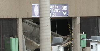 Parking garage collapses in downtown Baltimore, dozens of cars trapped