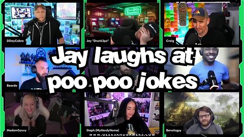 Jay laughs at poopy jokes - Geeks and Gamers Highlights