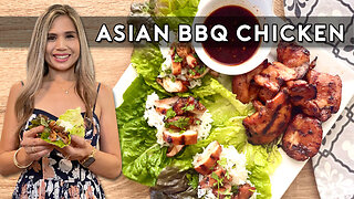 ASIAN BARBECUE CHICKEN LETTUCE WRAPS | ASIAN BARBECUE BOWL