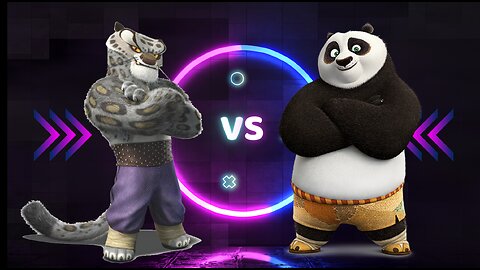 Crypto battles. 1 Season: Kung fu Panda. 2 Episode: Tai Lung vs Po.