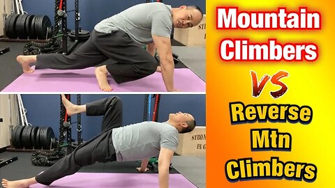 Mountain Climbers VS Reverse MTN Climbers! *Best “CORE” Exercise You’re NOT Doing! | Dr Wil & Dr K