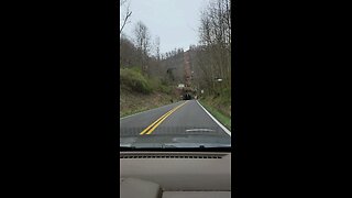 Driving through the Dingess tunnel in WV