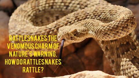 Rattlesnakes The Venomous Charm of Nature's Warning | How Do Rattlesnakes Rattle?#rattlesnakes