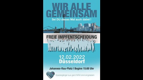 Einladung zur Groß Demo am 12.2.22 in Düsseldorf!!!