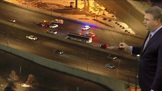 Multi-vehicle crash on northbound I-25 just north of Colfax; drivers should expect delays