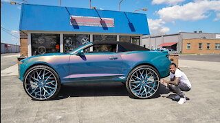 Custom Camaro With Insane 32-Inch Wheels | RIDICULOUS RIDES