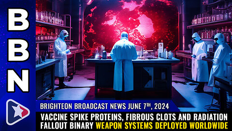 BBN, June 7, 2024 – Vaccine spike proteins, fibrous CLOTS and radiation fallout...