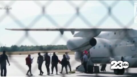 Some of the migrants shipped out of southern states were flown to Sacramento, CA