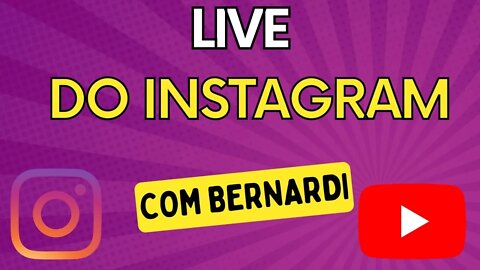 Live do Instagram com o Jornalista e Pré-Candidato ao Senado José Carlos Bernardi