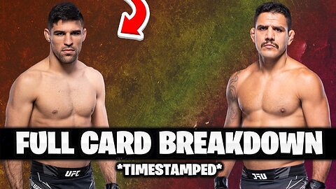 Full Card Predictions - UFC Vegas 78: Luque vs. Dos Anjos | Breakdowns & Best Betting Tips