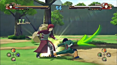 Rock Lee VS Gaara - Naruto Shippuden: Ultimate Ninja Storm 4 Gameplay PT-BR