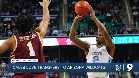 Caleb Love transfers to Arizona