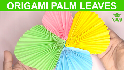 How To Make an Origami Palm Leaves - Easy And Step By Step Tutorial